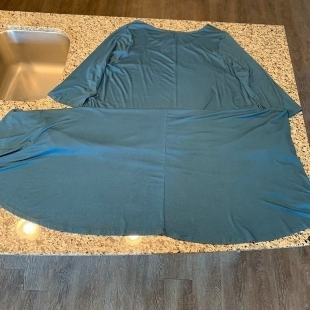 NWT Lane Bryant Women's Dress Cozy Stretch Jersey Maxi Size 22 - Picture 6 of 11
